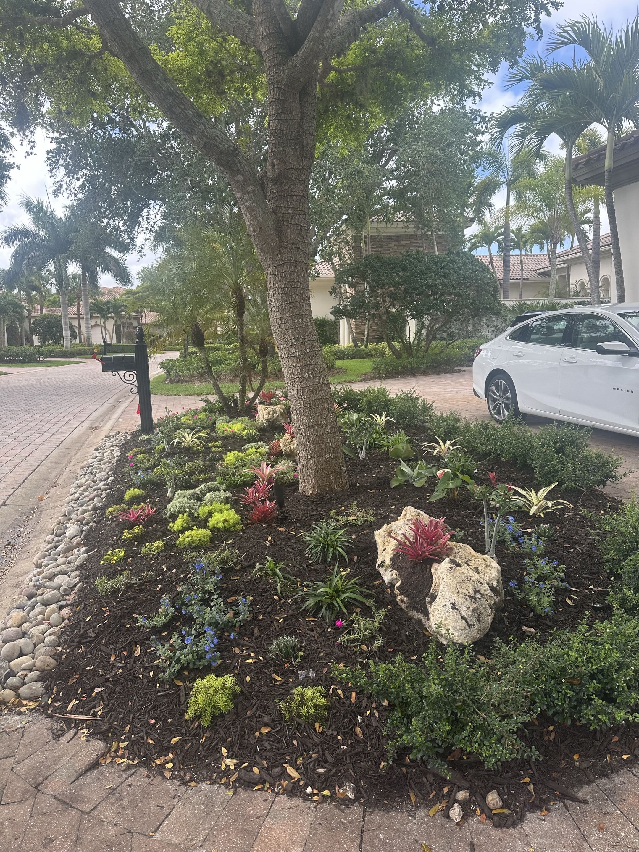 Curved Garden Pathway
